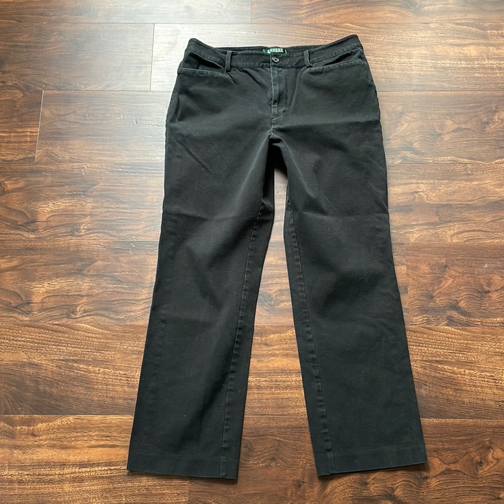 Lauren RL Black Caitlin Bootcut Jeans